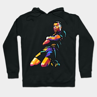 Football Player Pop Art Hoodie